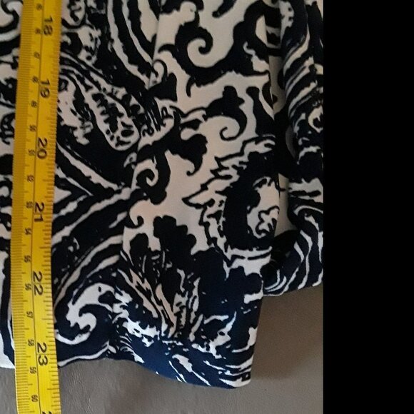 Chaps Ocean Wave Print Swing Skirt Size XL - Picture 8 of 8